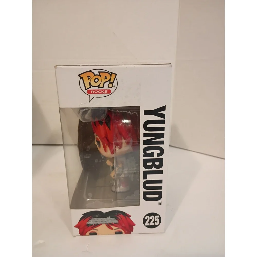 Funko Pop Rocks Yungblud 225 Vinyl Figure Red Hair Barbed Wire Headband